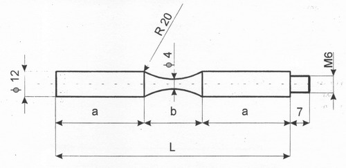 zkuebn vzorek pro ultrazvukov zk. stroj