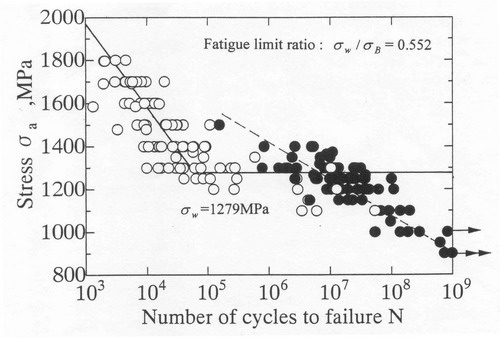 S-N kivka oceli SUJ2
